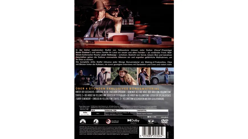 Yellowstone - Staffel 3  [4 DVDs]