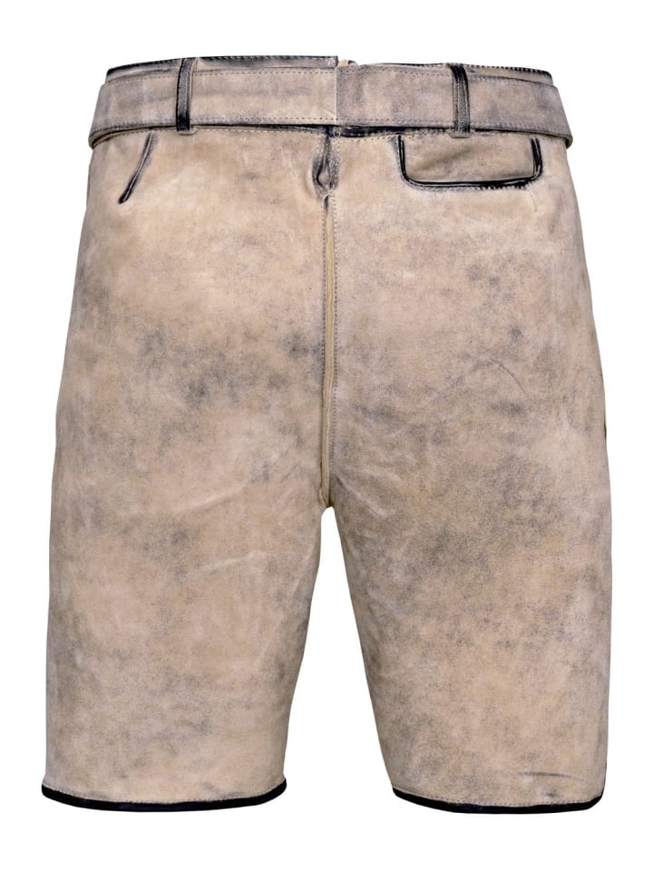 Edelnice Kurze Wildbock Lederhose Max in natur günstig kaufen