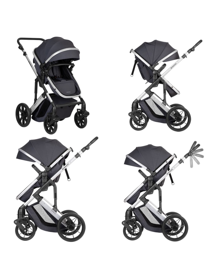Kikkaboo Kinderwagen Darling 3 in 1 in grau günstig kaufen onesize