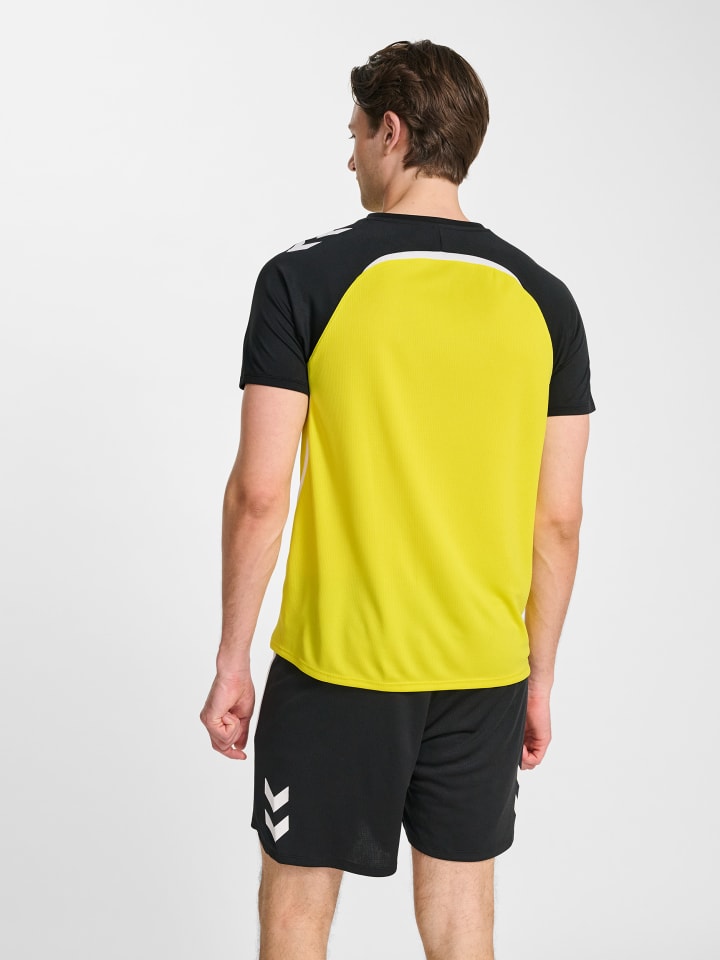Hummel Hummel T-Shirt Hmllead Herren in BLAZING YELLOW/BLACK günstig kaufen