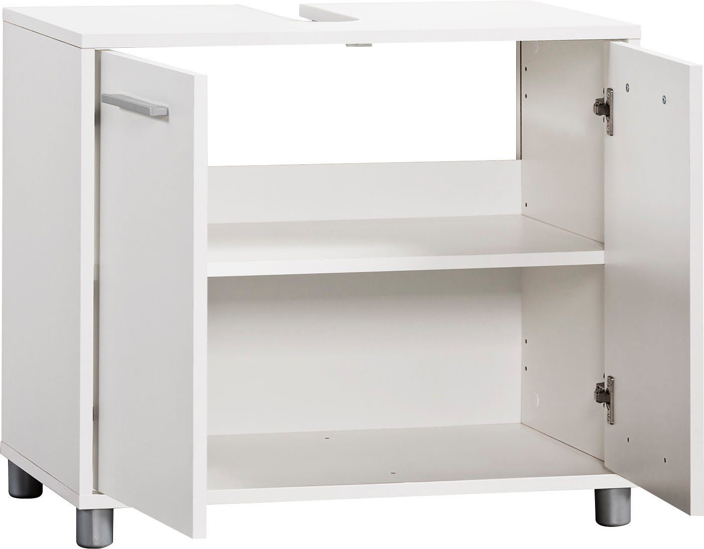 Procontour Waschbeckenunterschrank Betty Breite 64 cm, mit Einlegeboden, Badezimmerschrank WBU Badmöbel