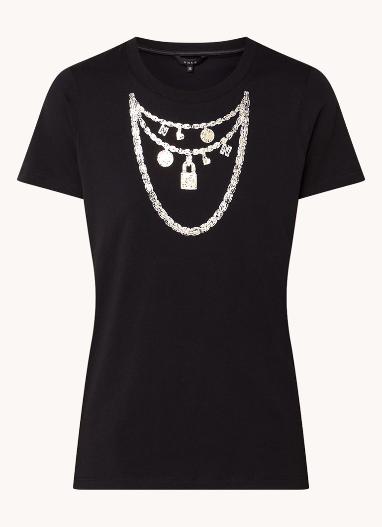 NIKKIE Bling T-shirt with print
