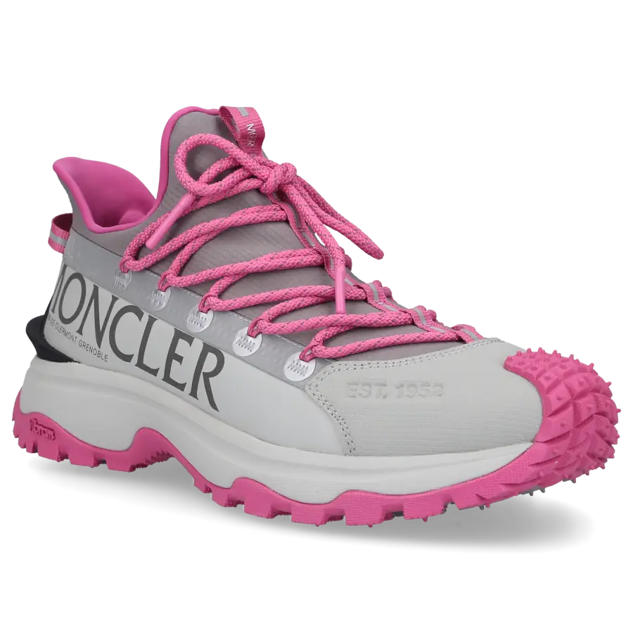 Moncler - Sneaker low TRAILGRIP LITE 2 Kalbsleder - grau