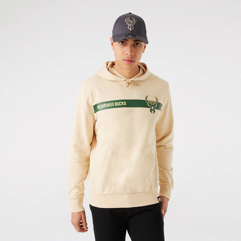 New Era NBA Milwaukee Bucks Team Logo Hoodie Herren