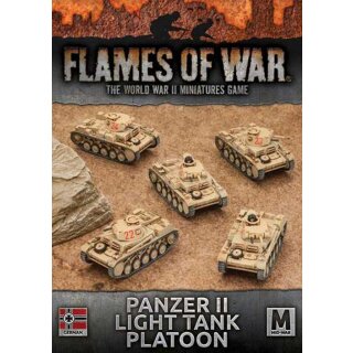 Afrika Korps Panzer II Light Tank Platoon (5)