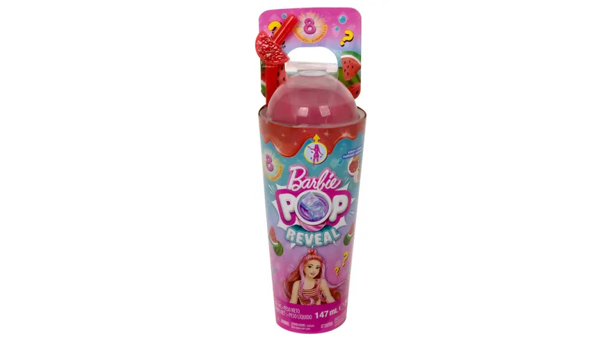Barbie Pop! Reveal Barbie Juicy Fruits Serie - Wassermelone