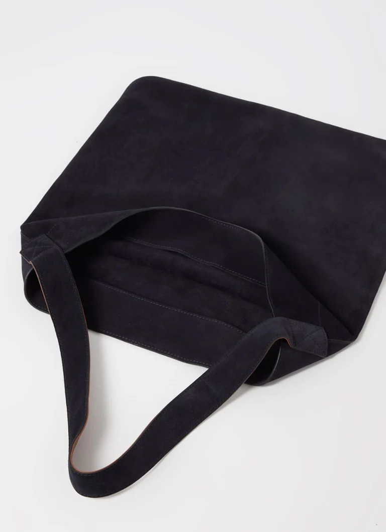 Gerard Darel suede lady shopper with removable pouch