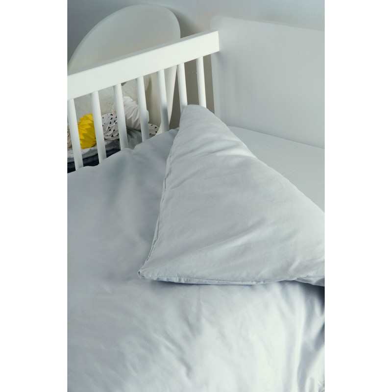 Housse de couette bébé unie en Coton Bio