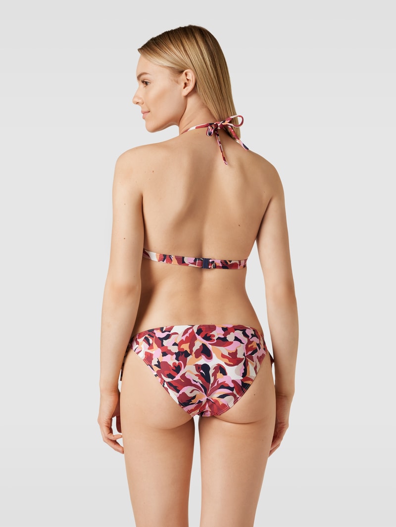 Bikini mit Allover-Muster Modell 'CARILO' in bordeaux rot