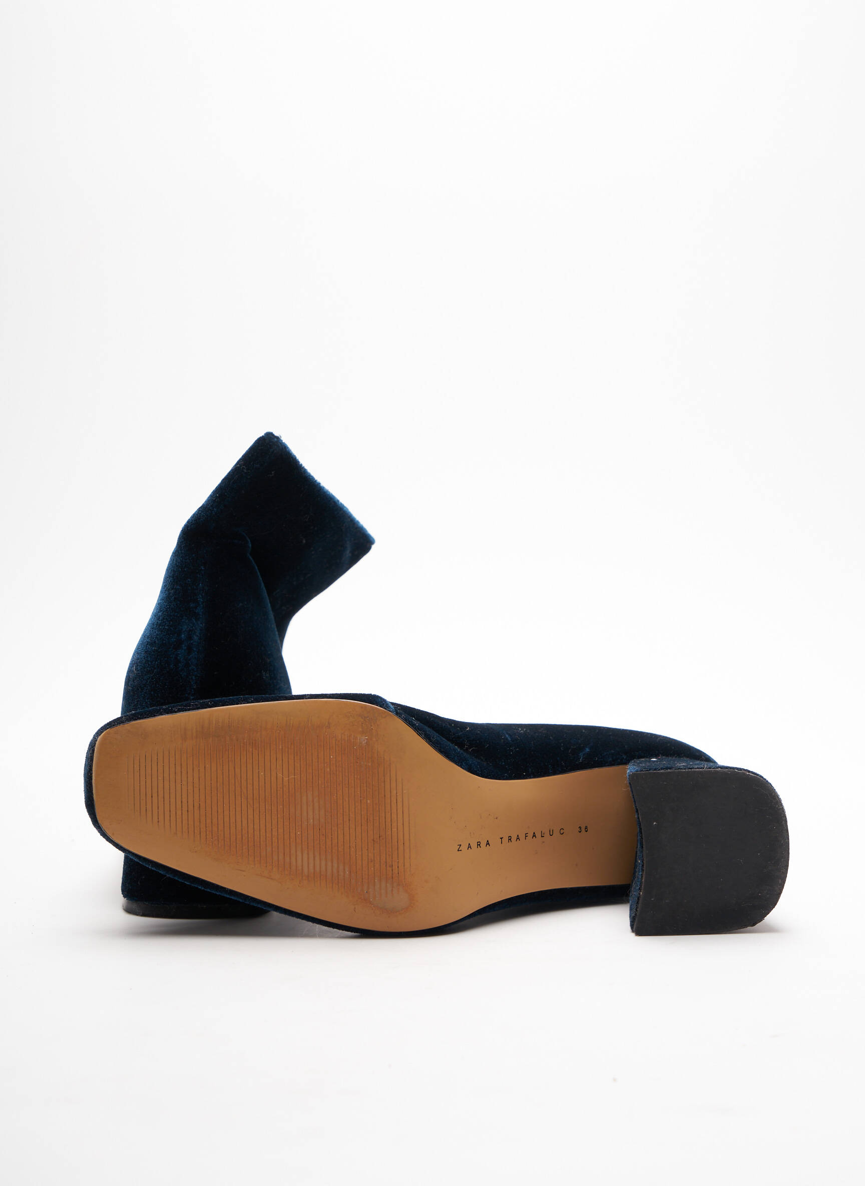 Zara Bottines Femme couleur bleu