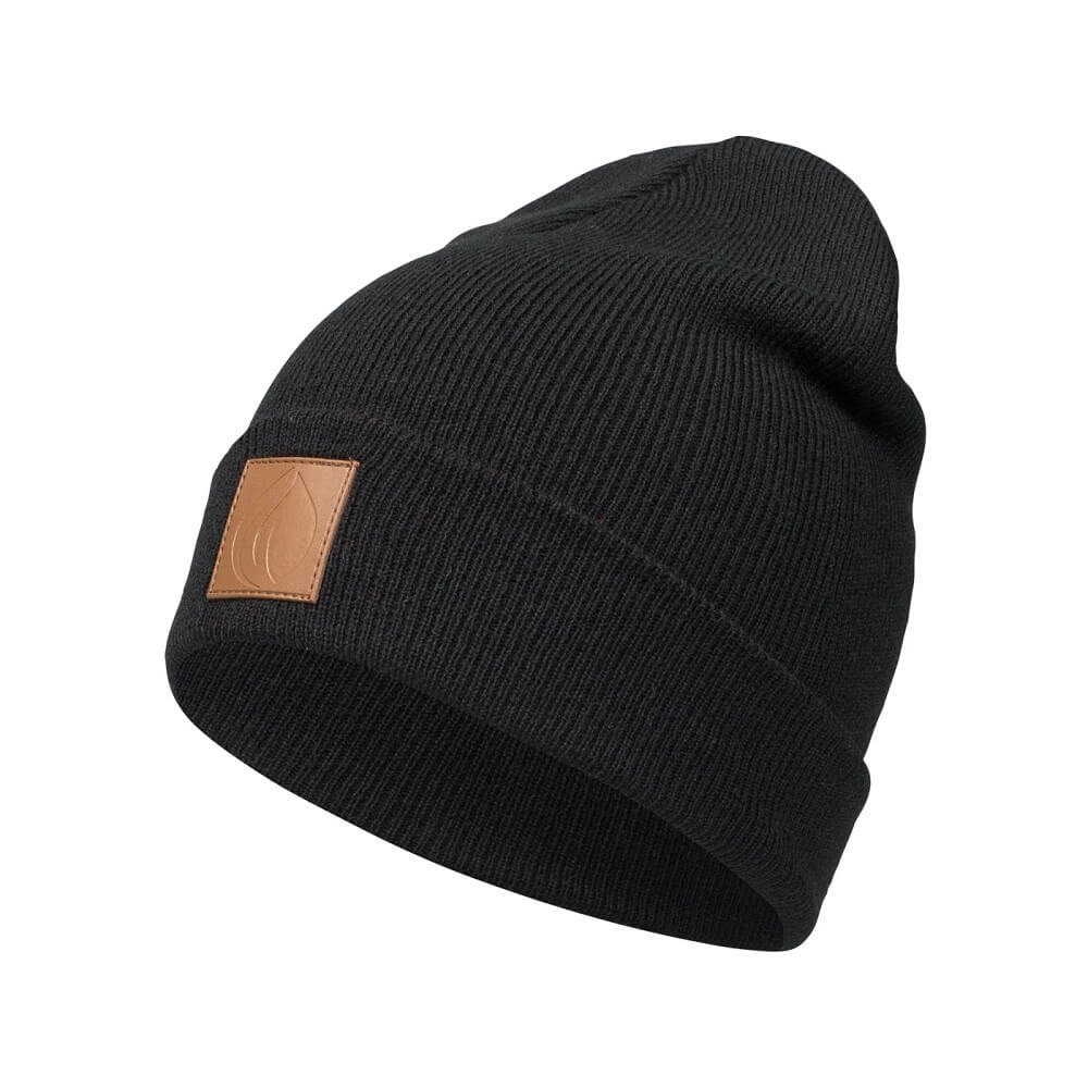 OCCULTO Beanie Leatherpatch Winter Mütze Beanie (Brown Label)