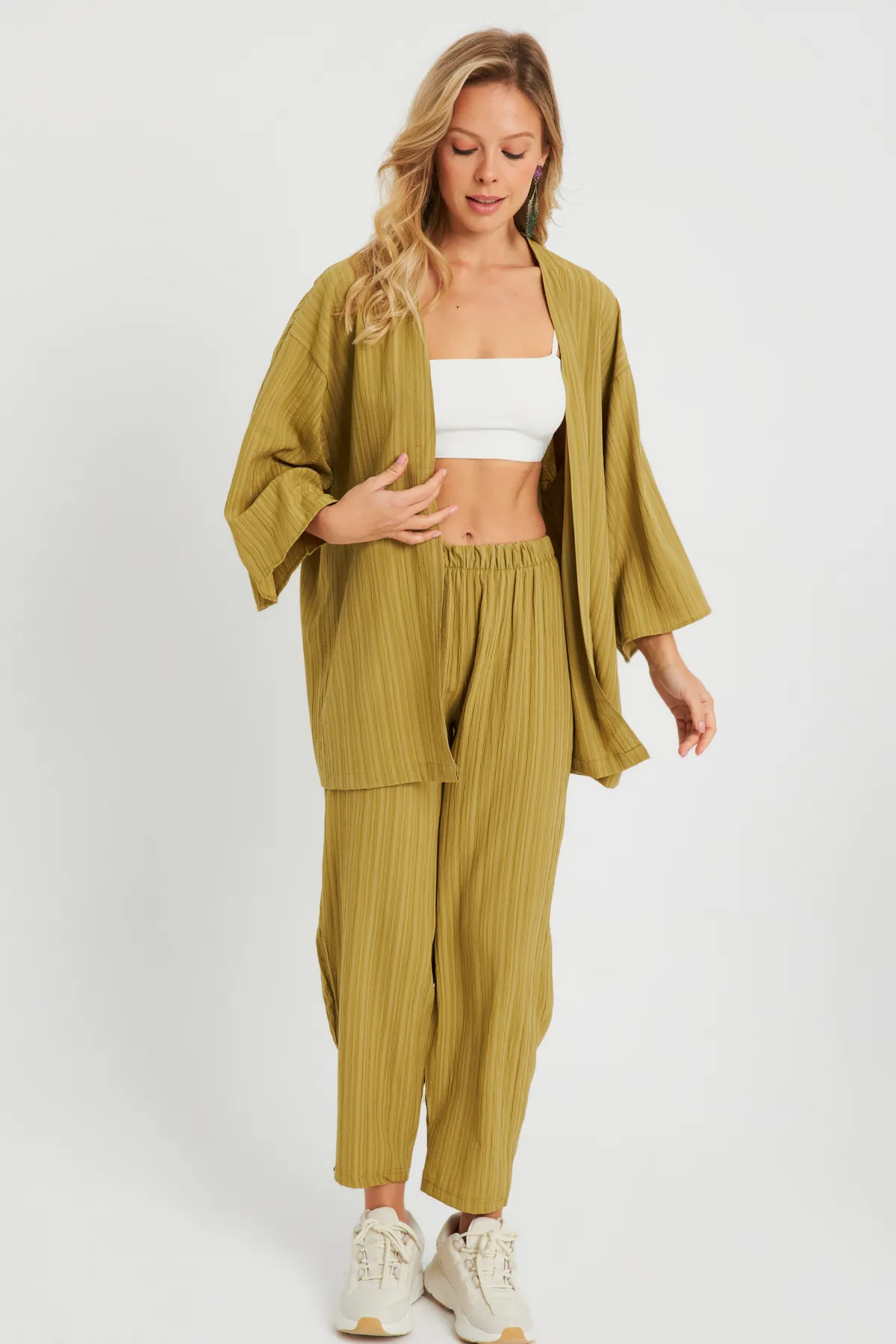 Cool & Sexy  Zweiteiler - Khaki - Regular Fit