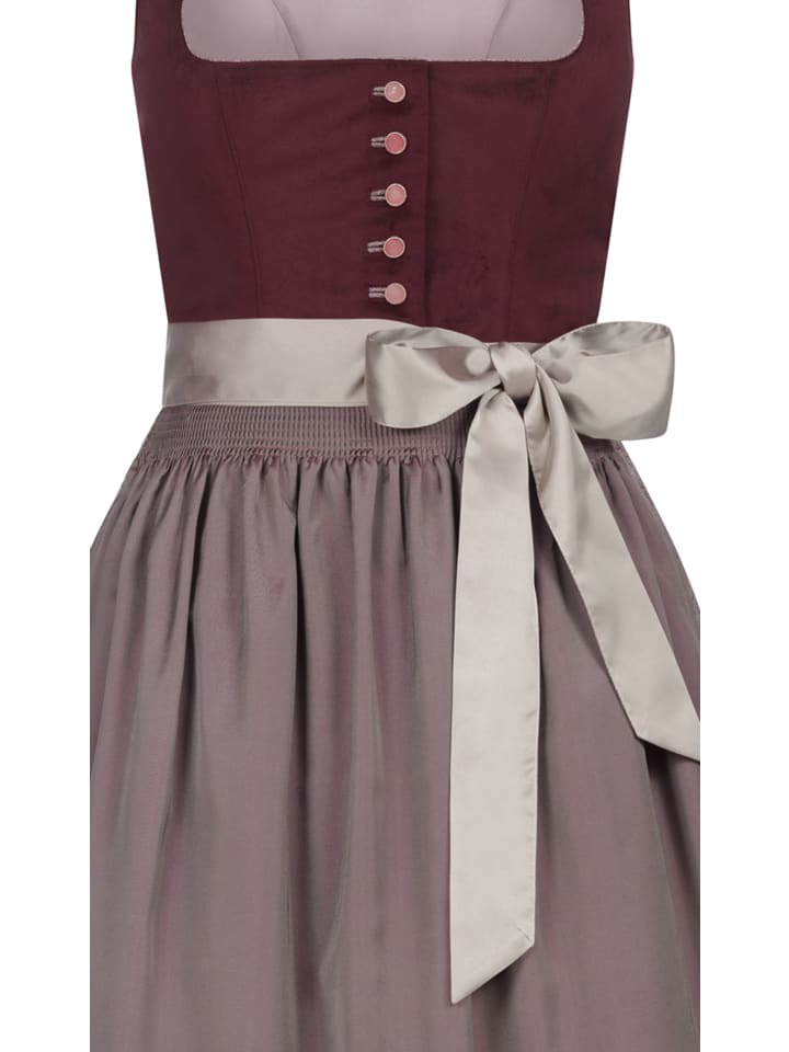 Nübler Mididirndl Gitte in Pflaume günstig kaufen