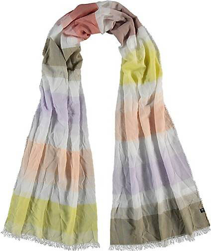 FRAAS Sustainability Edition - Gestreifte Stola mit Crinkle-Effekt