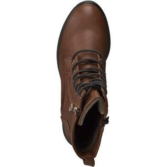 Mustang Schnürstiefelette in braun