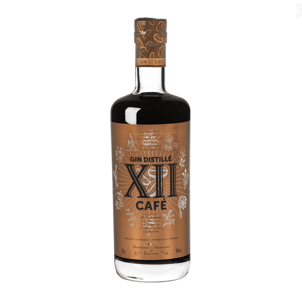 Gin XII Café Distil. et Domaines de Provence