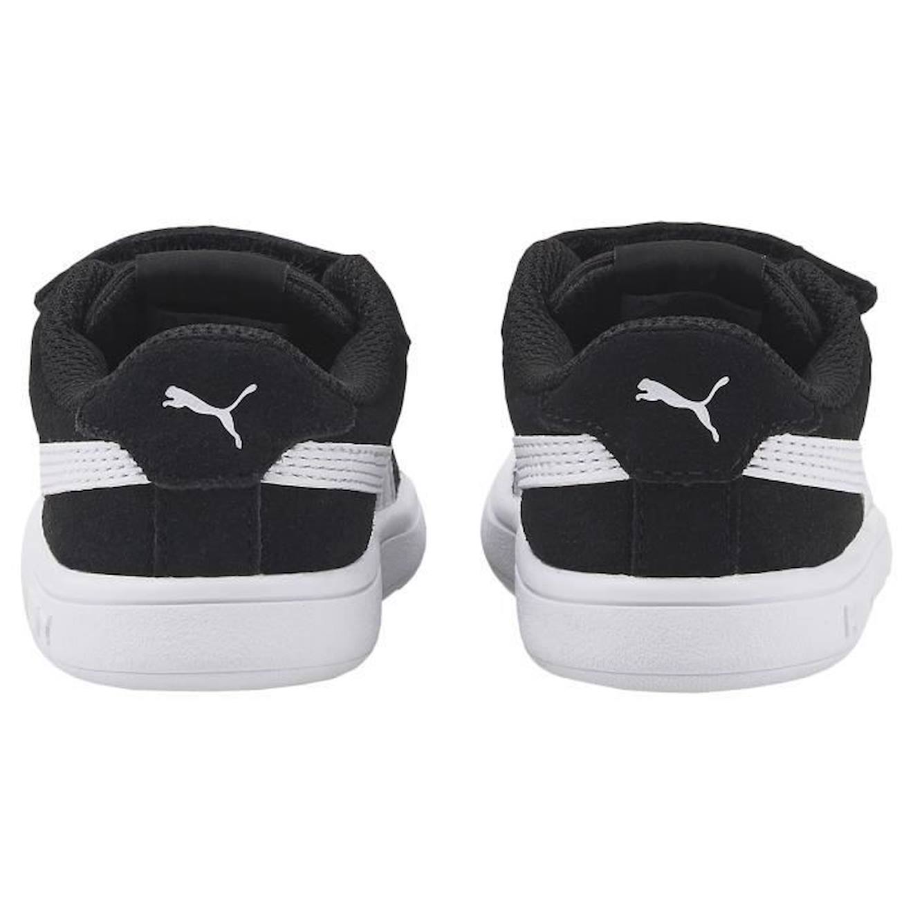 Basket Cuir Enfant Puma Smash V2 SD noir