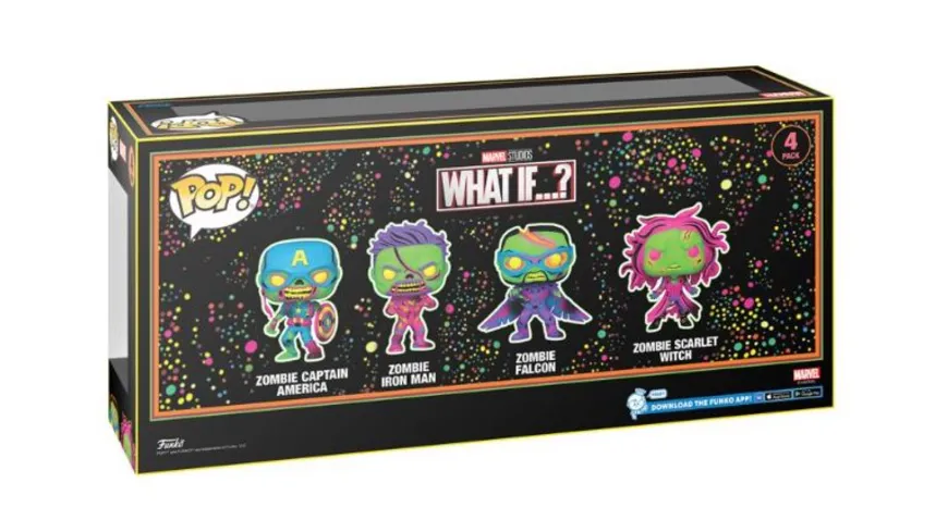 Funko - POP! - What If...? - Blacklight Vinyl 4-Pack