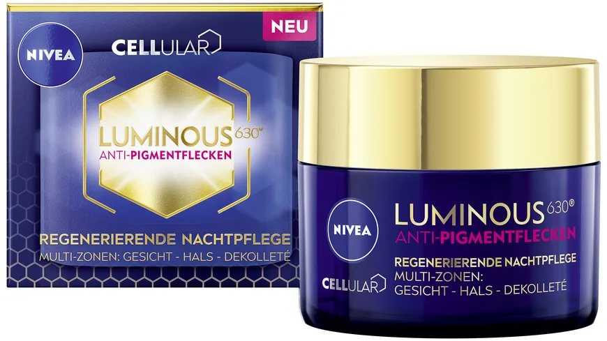 NIVEA Cellular Luminous 630 Anti Pigmentflecken Regenerierende Nachtpflege 50 ml