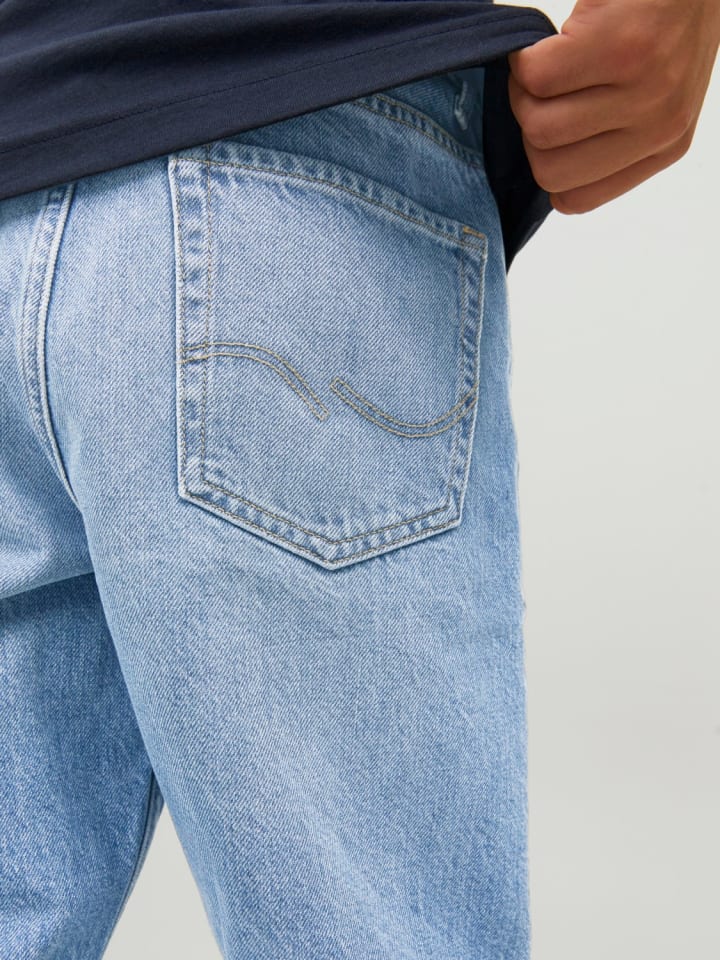 JACK & JONES Junior Jeans JJICHRIS relaxed fit in blue denim günstig kaufen