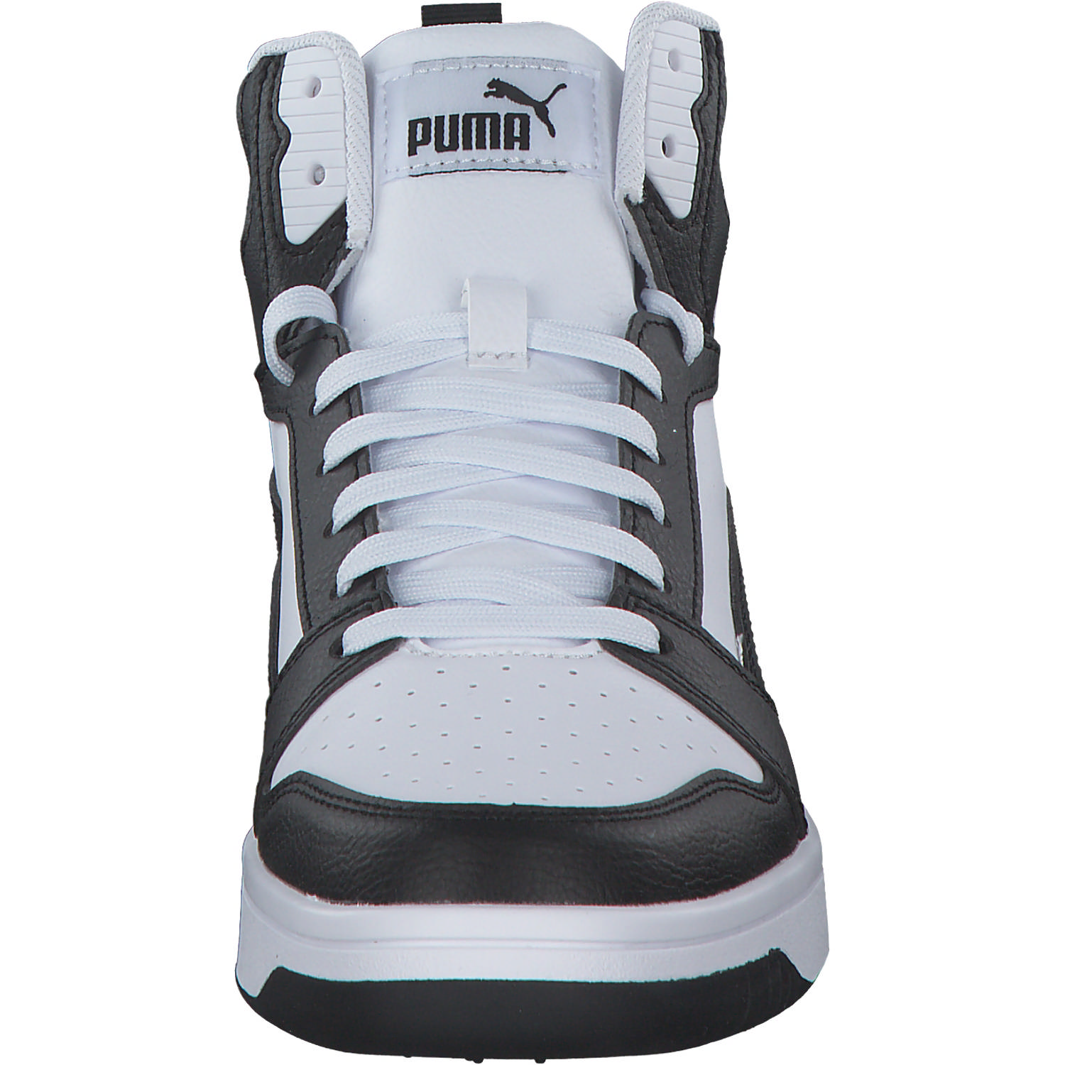 Puma Rebound v6 Mid Jr. 393831, Stiefel, Schwarz