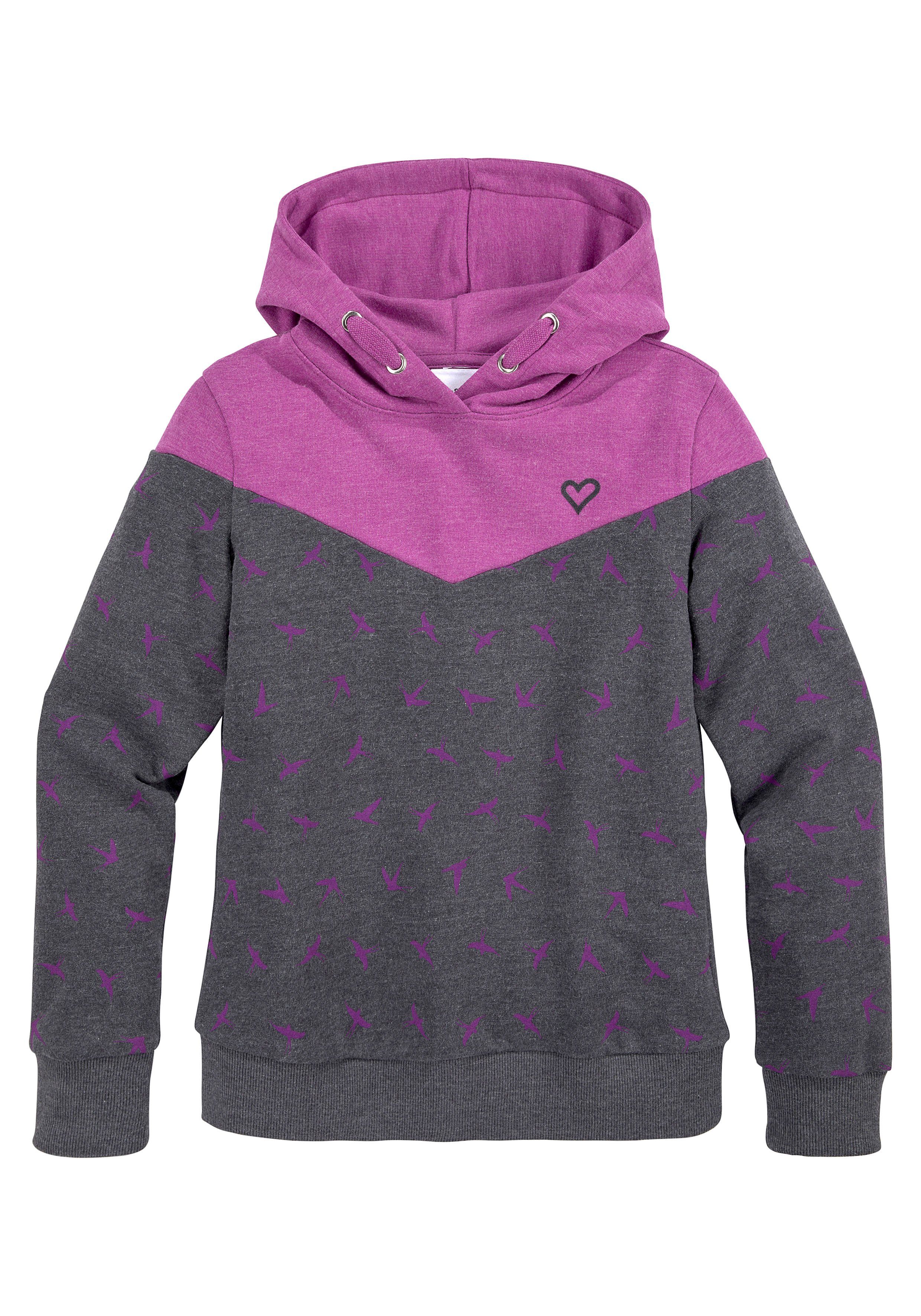 Alife & Kickin Kapuzensweatshirt mit süßem allover Druck NEUE MARKE! Alife & Kickin für Kids.