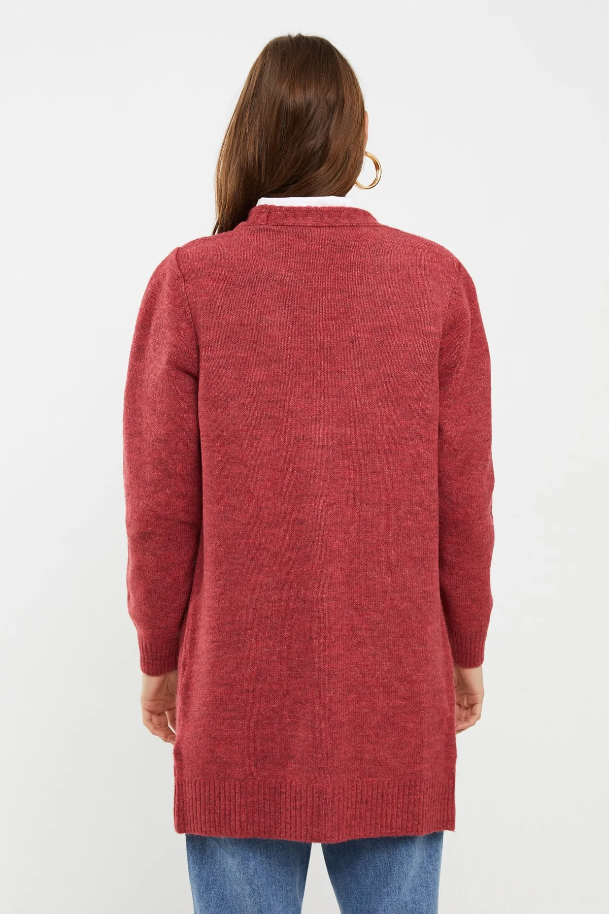 LC Waikiki  Strickjacke - Rot - Regular Fit