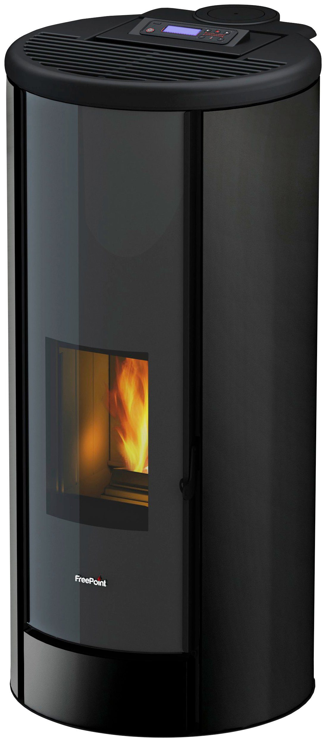 Freepoint Pelletofen BREEZE, 9,1 kW, Zeitbrand, Stahl, integrierte WIFI-Funktion