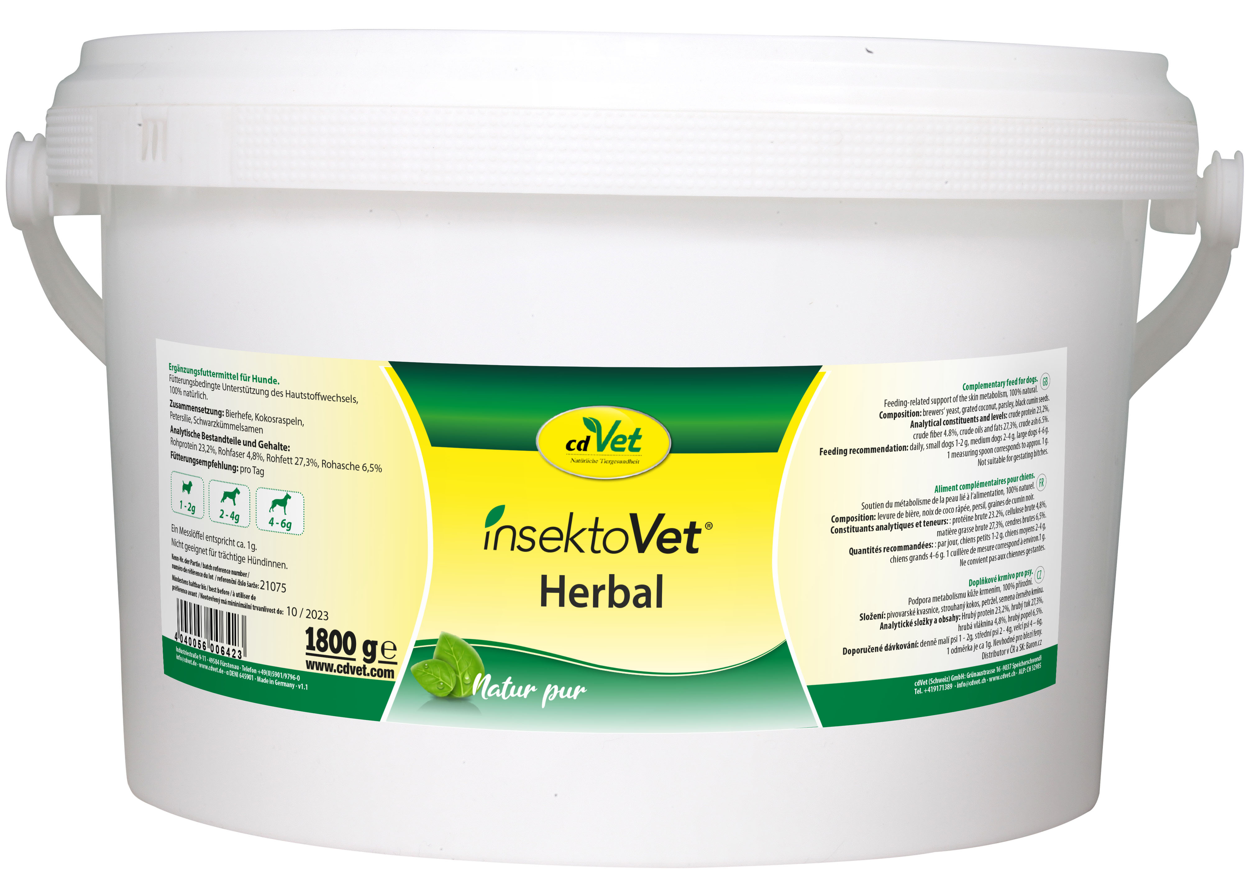 insektoVet Ergänzungsfutter & Aufzucht insektoVet Herbal