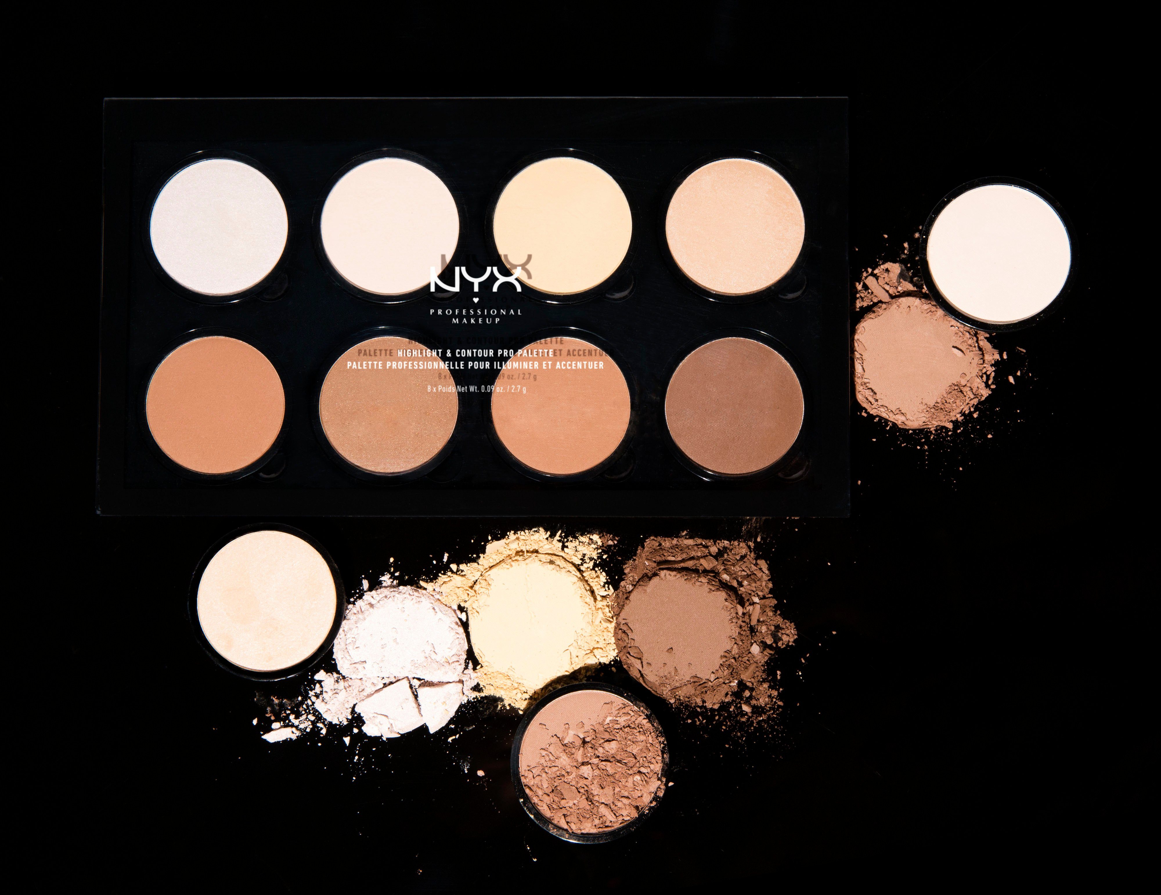 NYX Highlighter NYX Professional Makeup Highlight & Contour Pro Palette