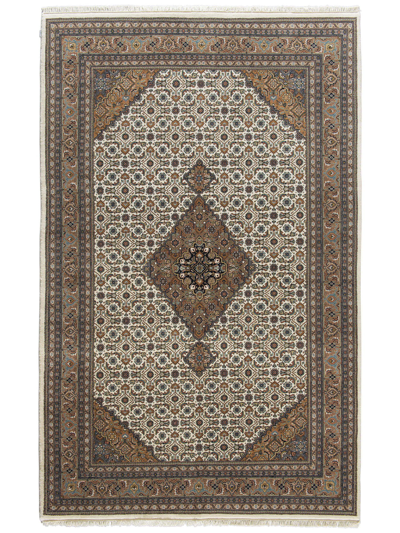 Shahpura Bidjar Orient-Teppich, Beige