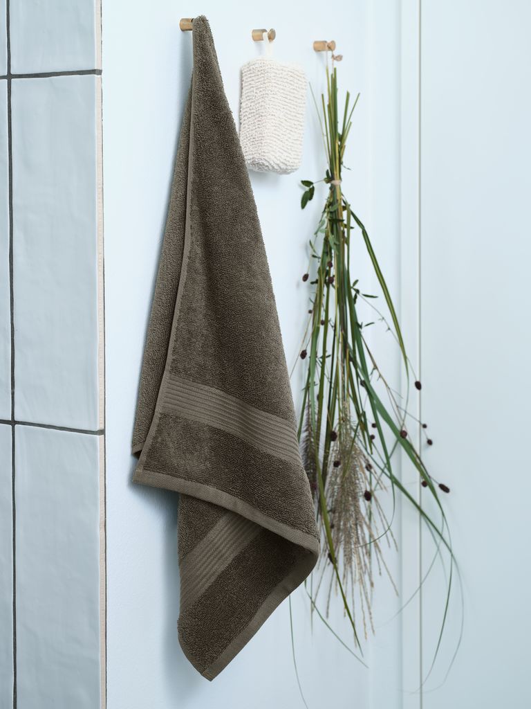 KARLSTAD złoty Ręcznik KARLSTAD 50x100cm oliwkowy