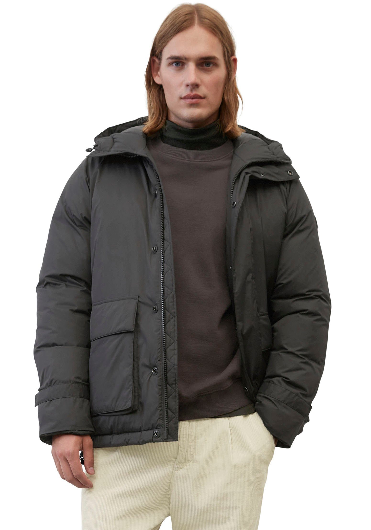 Marc O'Polo Outdoorjacke mit Kapuze