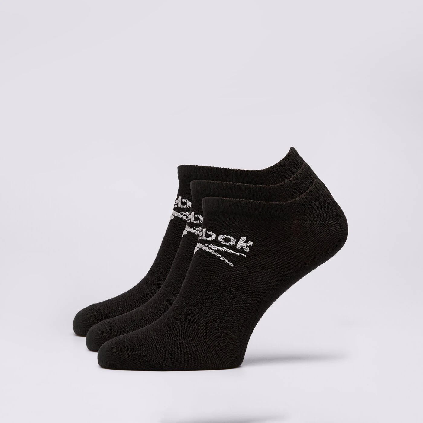 REEBOK SOCKEN 3 PACK SOCKS FOOTIE Schwarz