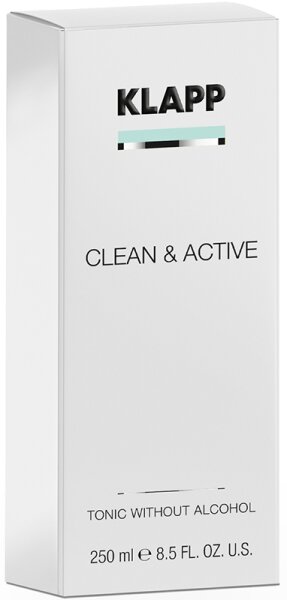 KLAPP Skin Care Science Clean & Active Tonic without Alcohol Gesichtswasser