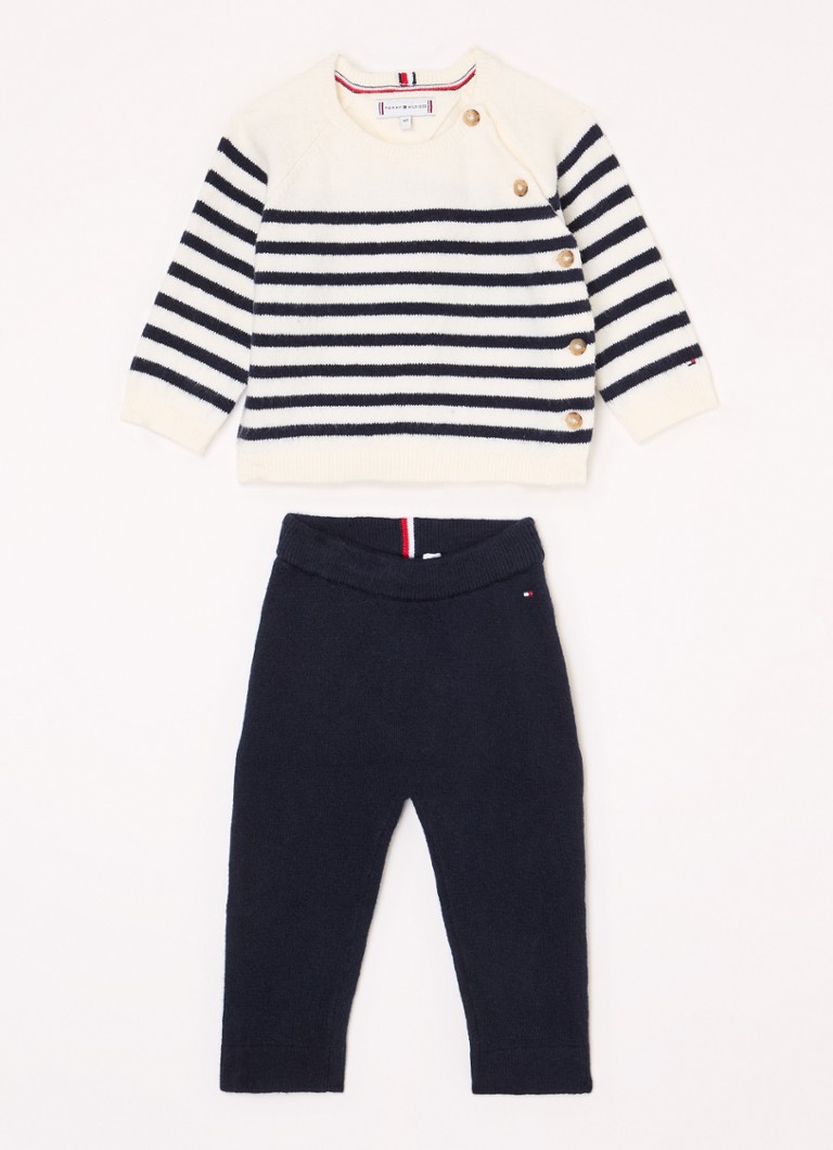 Tommy Hilfiger 2-delt sett med finstrikket genser og leggings
