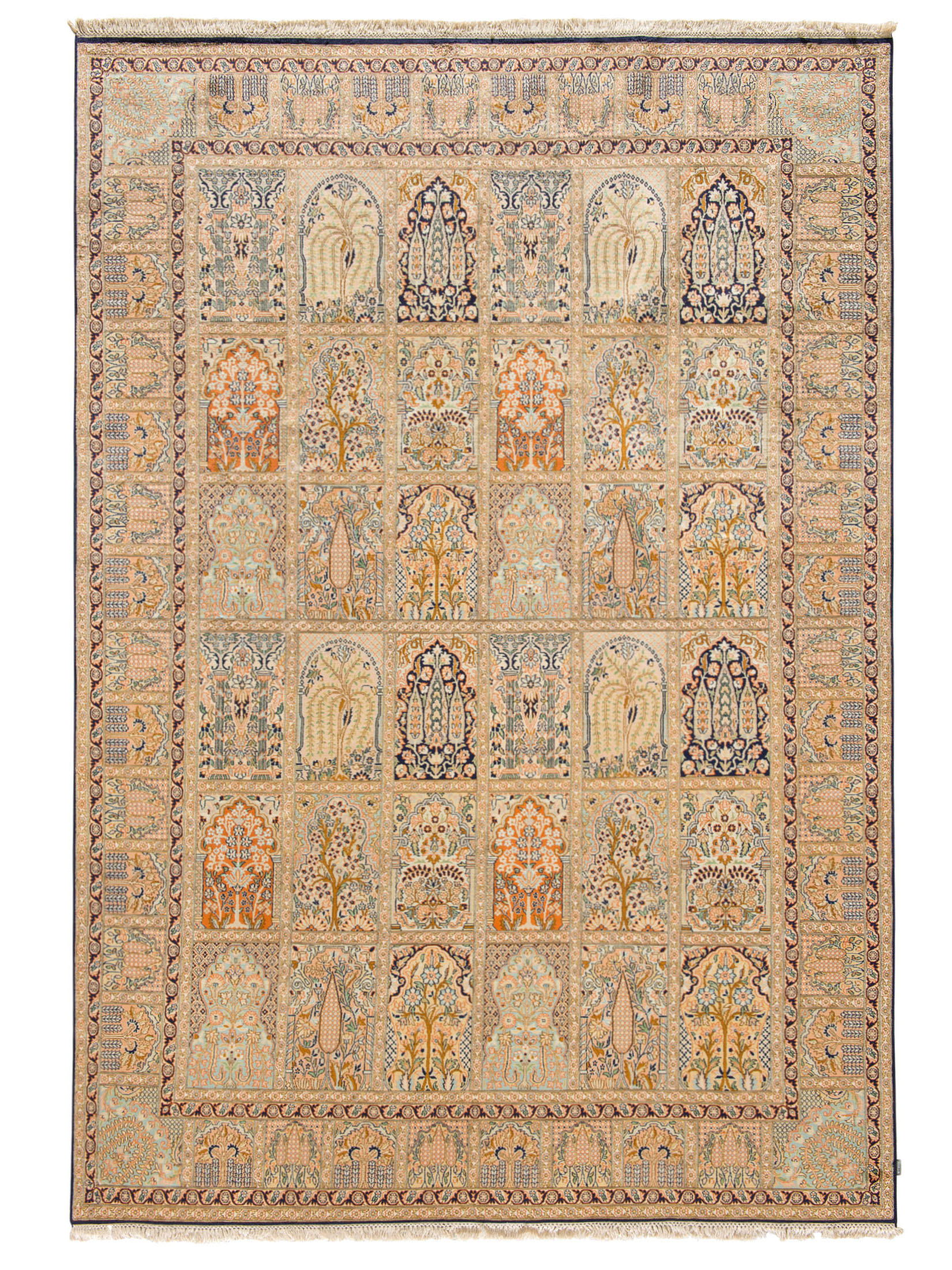 Kaschmir Seide 18/18 ca. 214 x 308 cm, Unikat / Einzelstück