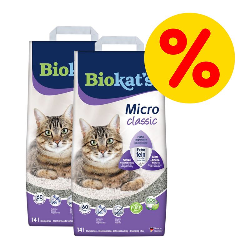 Sparpaket Biokat´s Katzenstreu zu TOP-Preisen