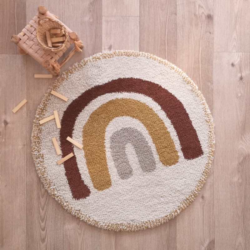 Tapis arc en ciel 120cm Bohemian Rainbow