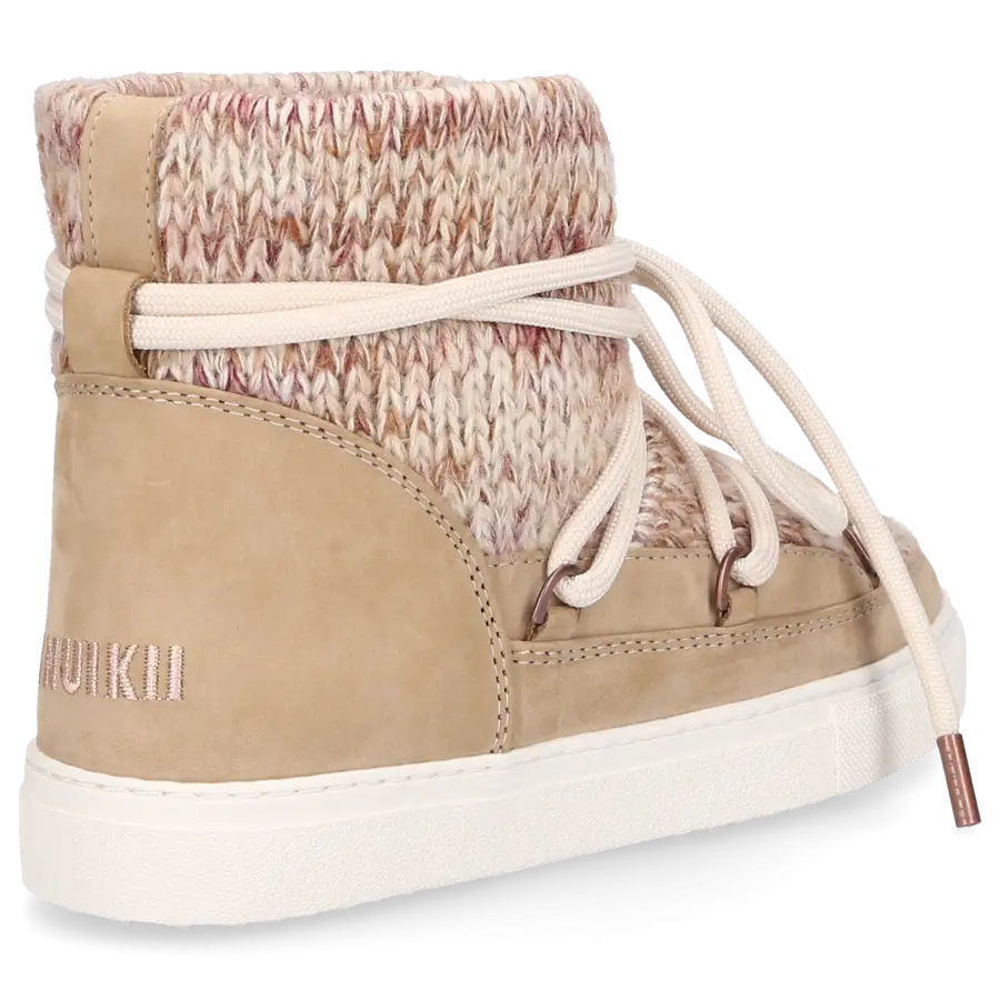 INUIKII - Stiefeletten LANA gefüttert - beige