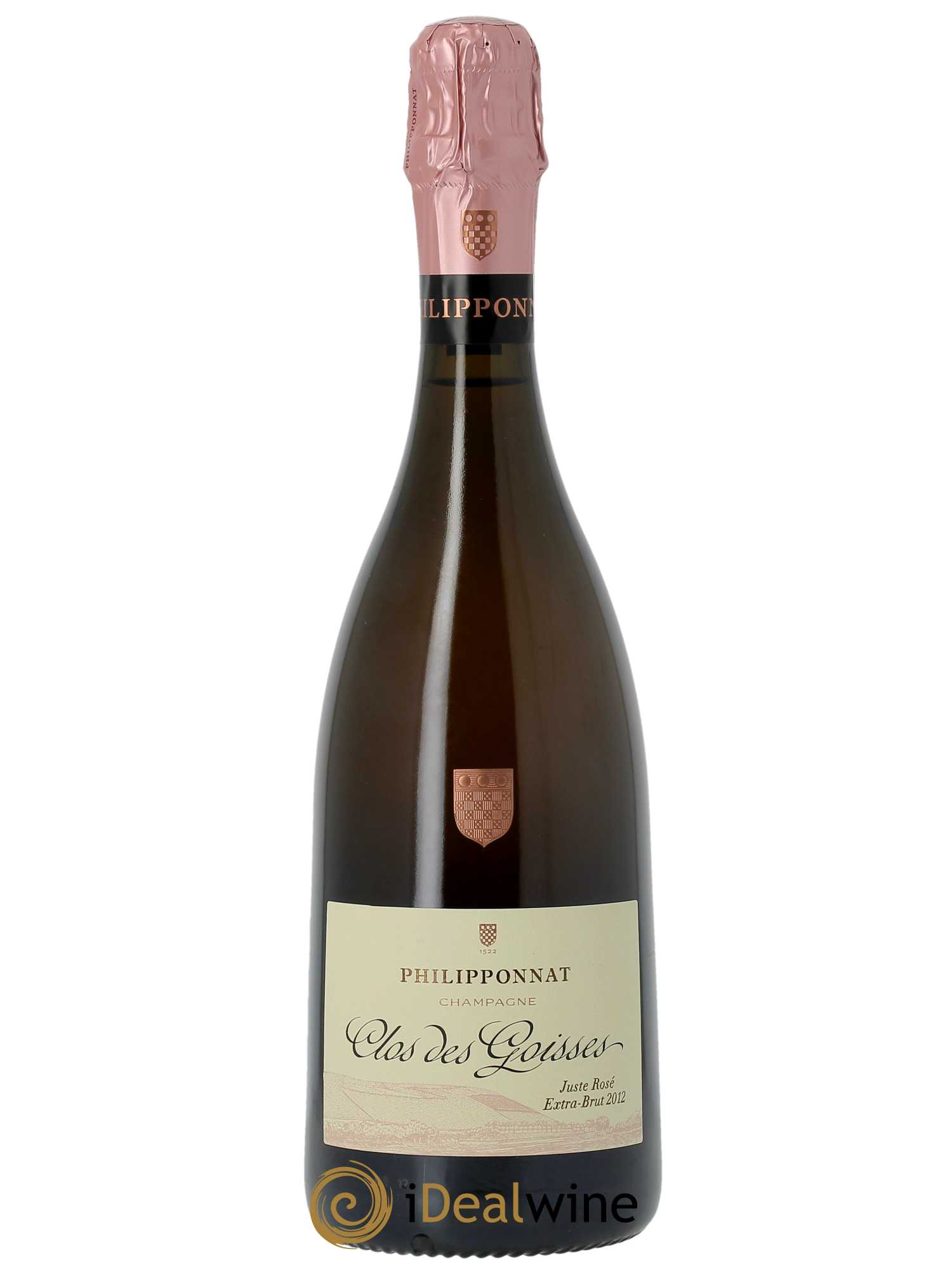 Clos des Goisses Juste Rosé Brut Philipponnat  2012 - Lot de 1 Bouteille