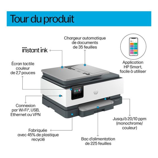 Printer HP OJ PRO 8124e