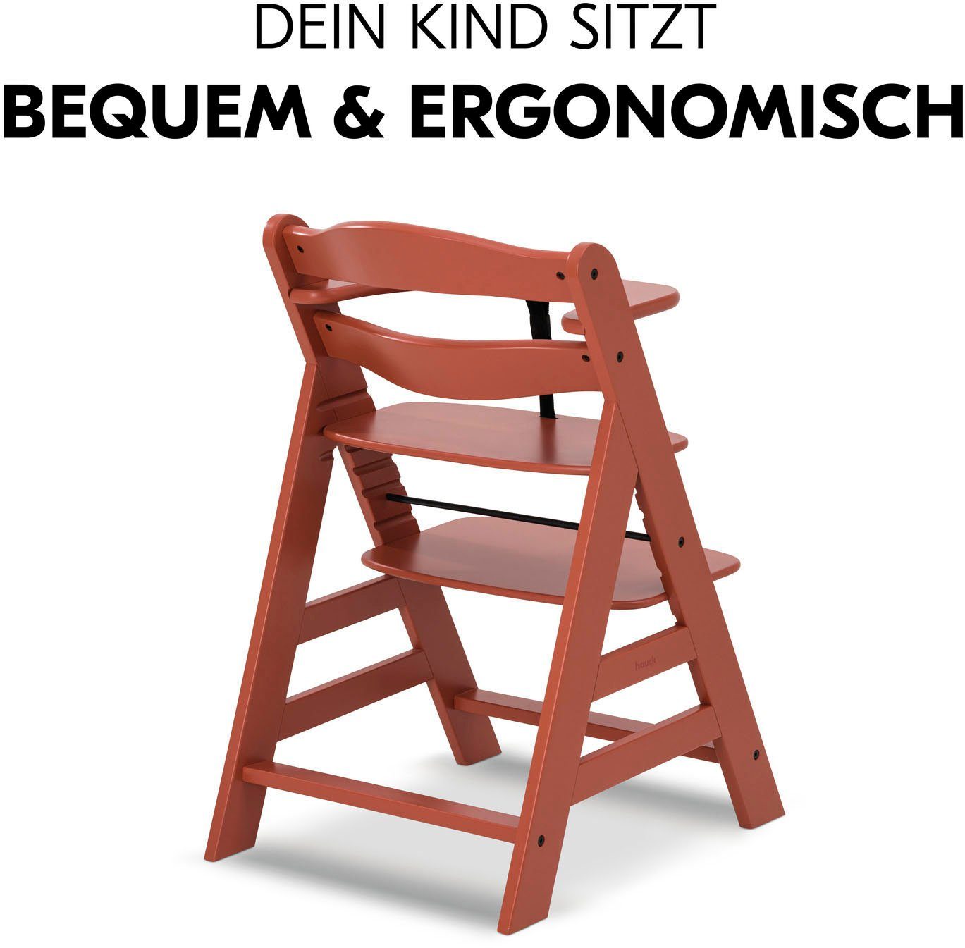 Hauck Hochstuhl Alpha+, Cork, FSC® - schützt Wald - weltweit