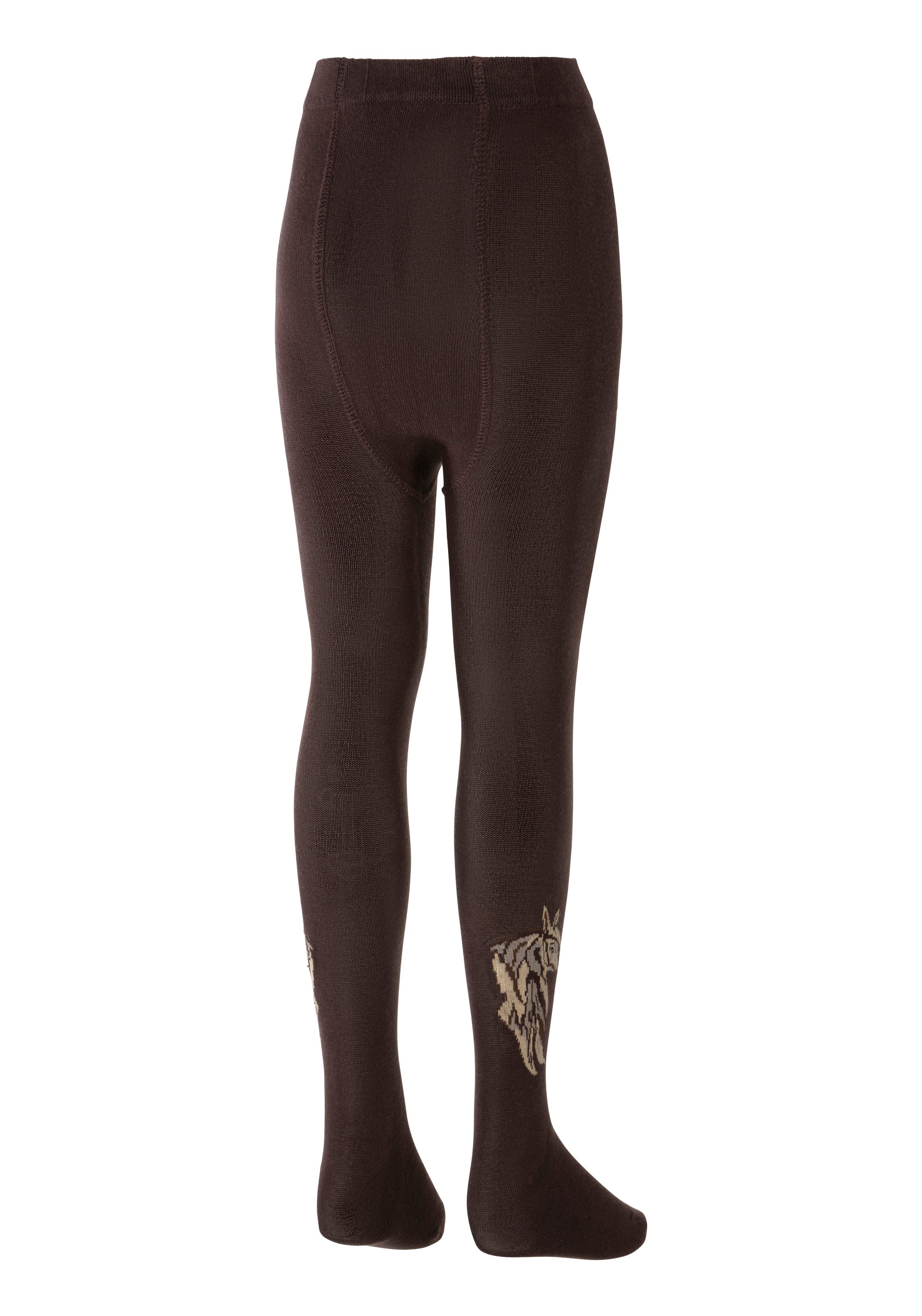 H.I.S Strickstrumpfhose (Packung 3 St) mit Pferde Motiven