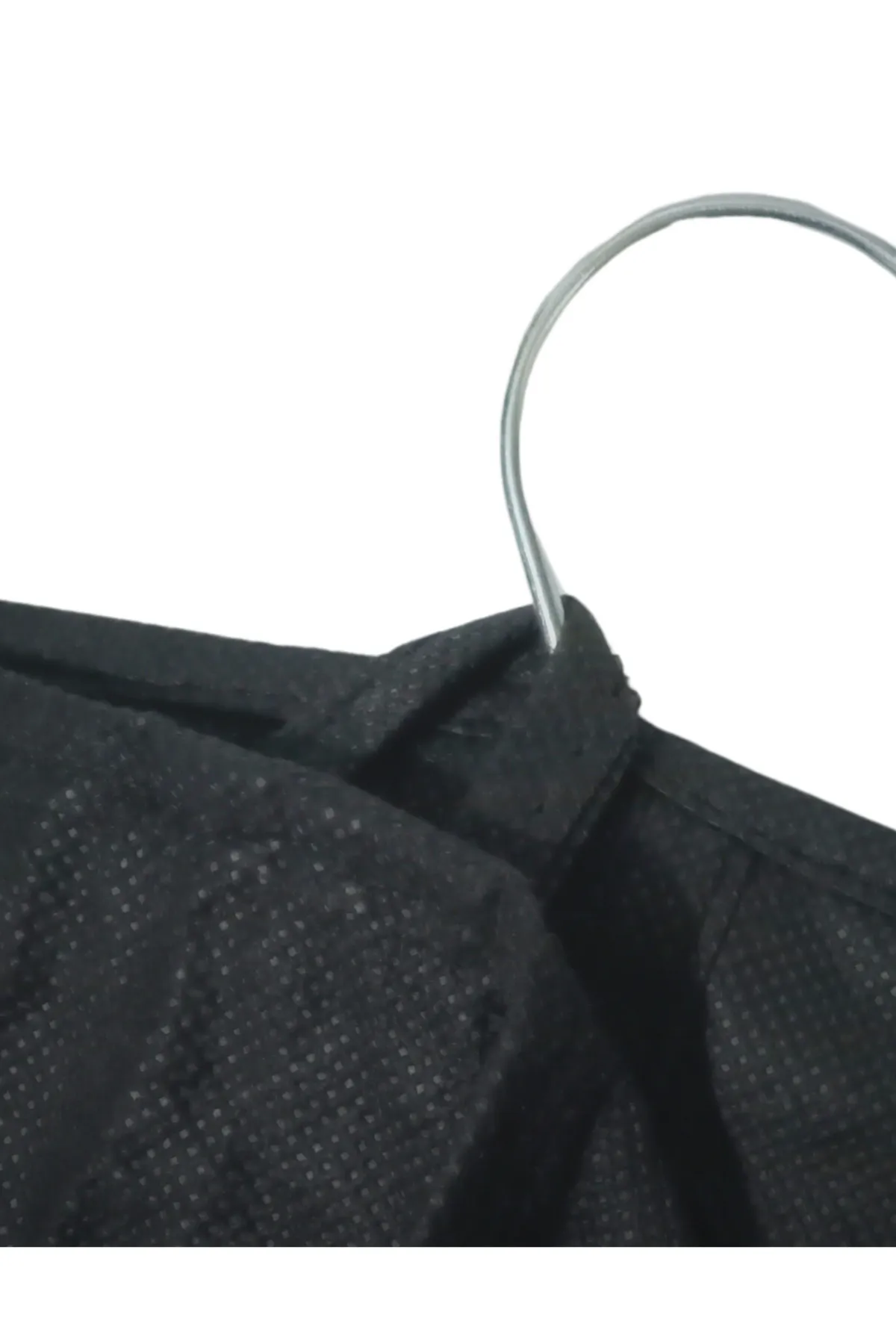 Seryat  5 Stück Kleiderschutzhüllen Gamboç Einlage Schwarz mit Reißverschluss 60X100CM