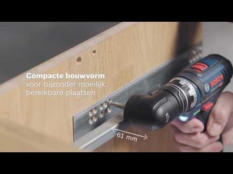 Bosch Blue 06019F6001 GSR 12V-15 FC batteridrevet drill 12V 2 x 2,0 Ah Li-ion i L-Boxx