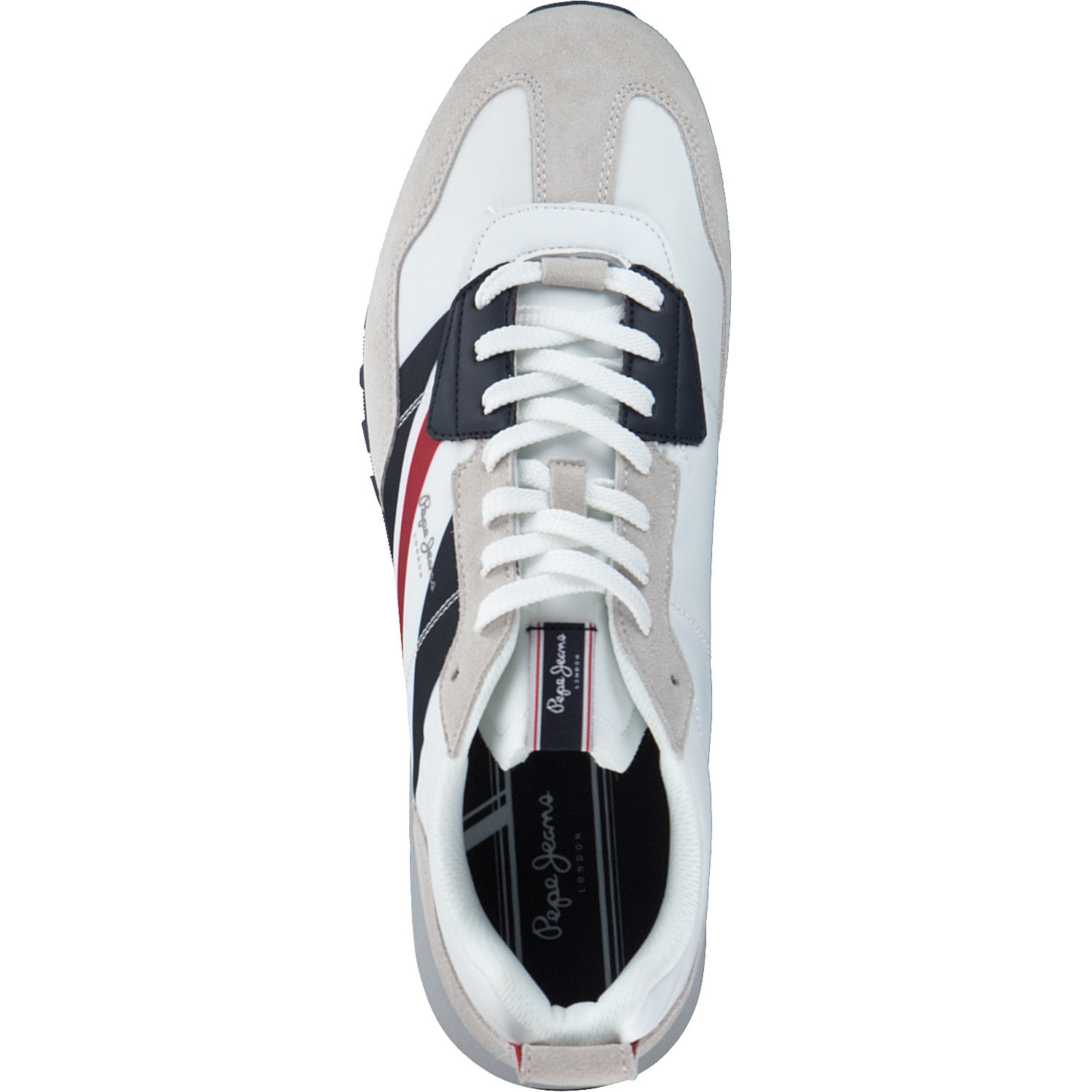 Pepe Jeans PMS30944, Schnürschuhe, Herren, white