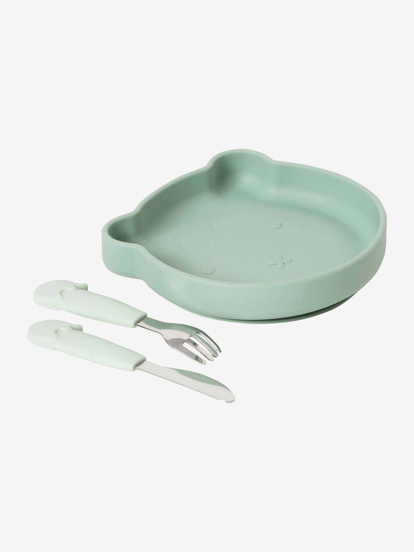 Coffret repas en silicone Ours caramel