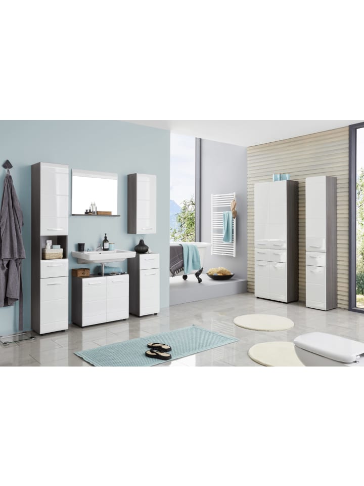 ebuy24 Badschrank LineBad Weiß 30 x 31 cm günstig kaufen onesize