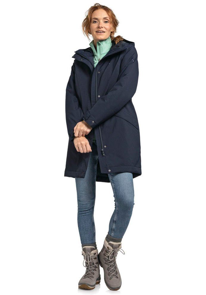 Schöffel Parka ORLANGEN Wärmend & Atmungsaktiv & Wasserabweisend & Winddicht